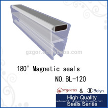 BL120 silicone magnetic shower door seal strip